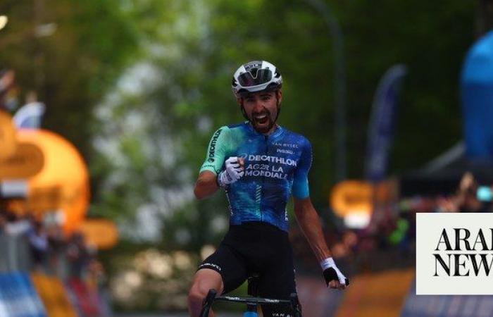 France’s Paret-Peintre claims Giro 10th stage, Pogacar holds lead