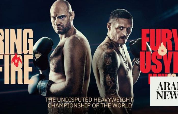 Heavyweight boxers Tyson Fury, Oleksandr Usyk face off in Riyadh on Saturday