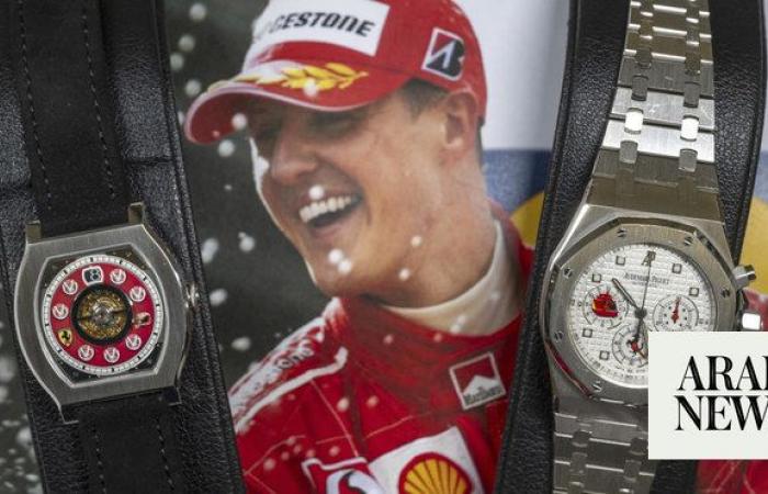 8 watches owned by F1 great Michael Schumacher fetch more than $4m at auction in Geneva