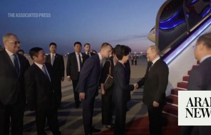 Putin arrives in China for state visit in a show of unity between the authoritarian allies
