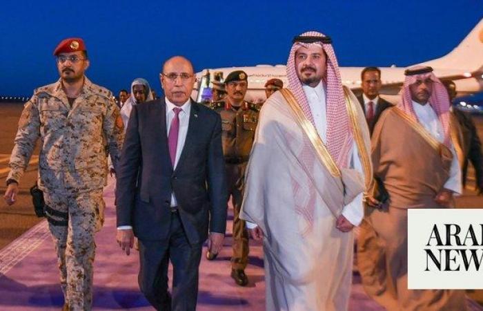 Mauritania president arrives in Madinah to visit Prophet’s Mosque