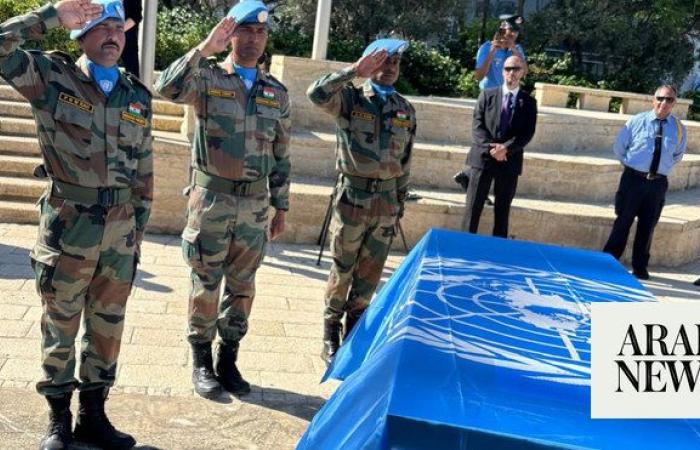 Indian UN peacekeeper killed by Israeli forces in Gaza repatriated for burial