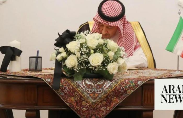 Saudi deputy foreign minister offers condolences to Iran over death of president