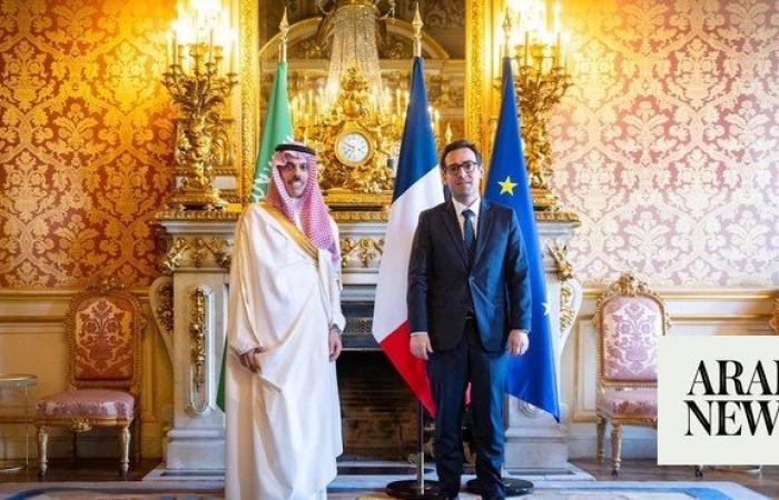 Saudi foreign minister meets French counterpart, discusses bilateral relations and situation in Gaza