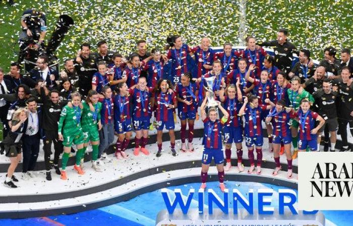 Barcelona avenge Lyon defeats to win third women’s Champions League