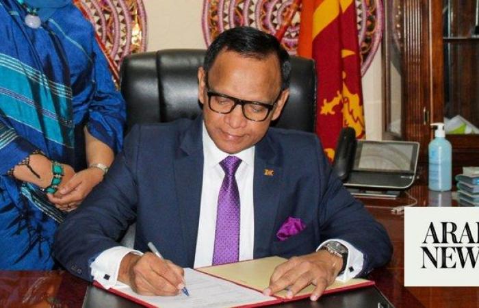 New Sri Lankan envoy hopes for closer partnership in Saudi Vision 2030