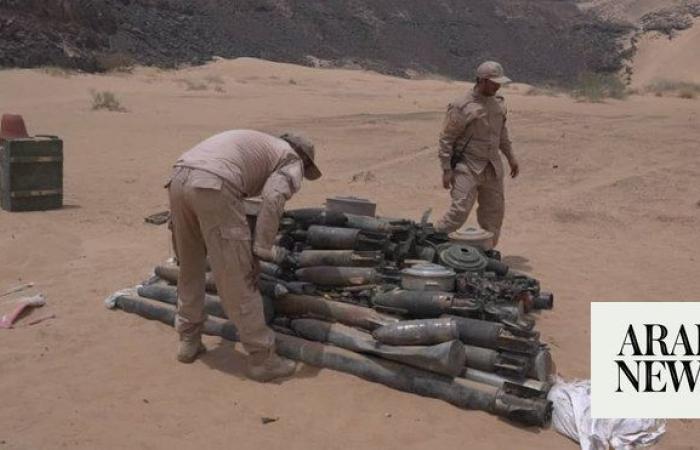 Saudi project clears 1,375 Houthi mines in Yemen