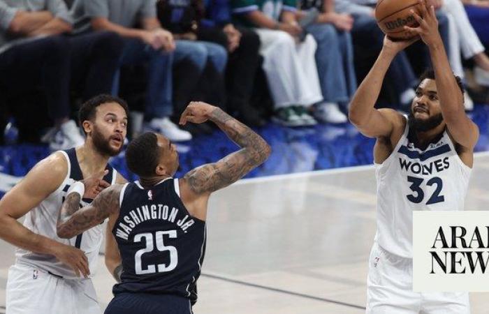 Towns, Edwards lift Wolves over Mavs 105-100 to avoid sweep in West finals