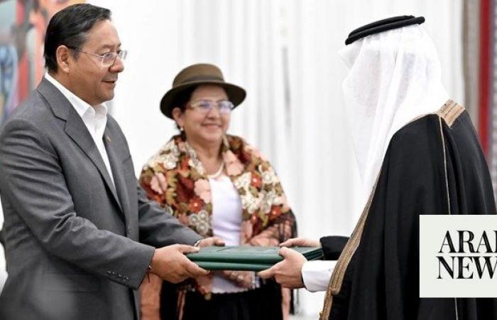 Saudi envoy presents credentials as non-resident ambassador to Bolivia