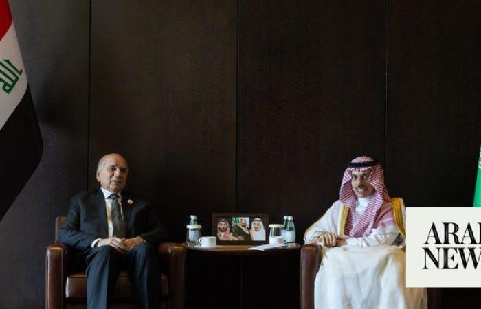 Saudi foreign minister meets Iraqi counterpart