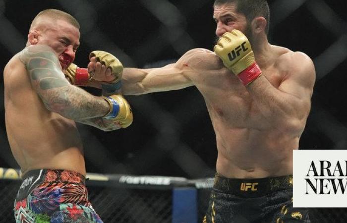 Makhachev beats Poirier by submission at UFC 302 to defend lightweight title