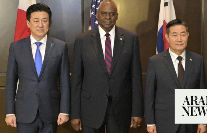 US, South Korea and Japan agree to hold joint military exercises