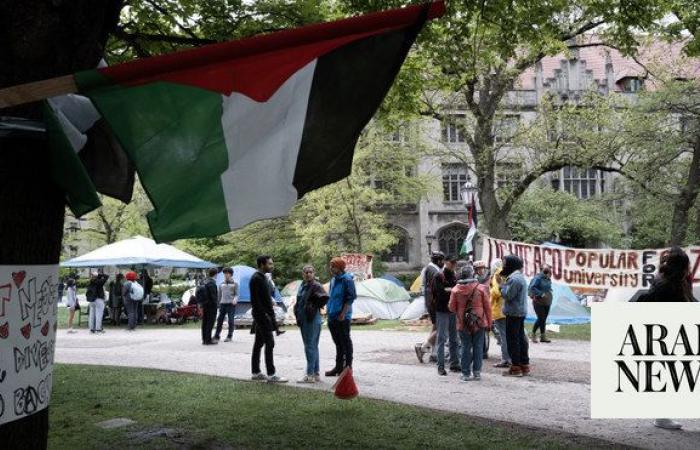 Disruptions at University of Chicago graduation as school withholds 4 diplomas over Gaza war protests