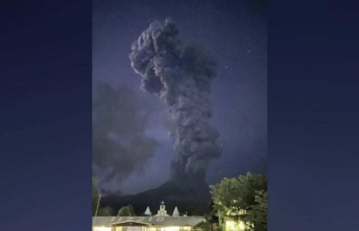 Mount Kanlaon volcano erupts sending 3-mile ash plume into the sky