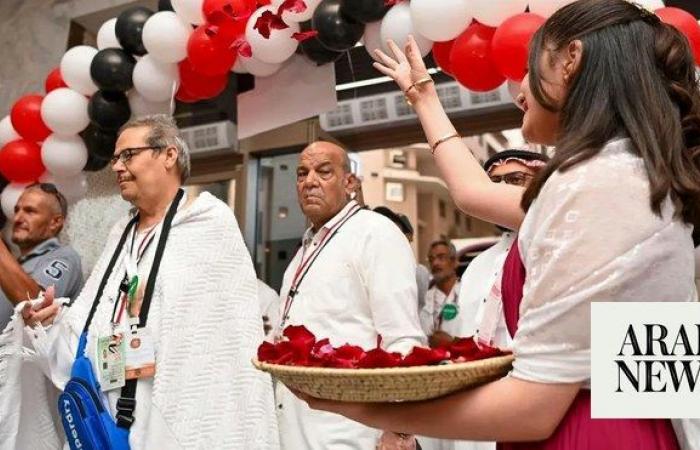 First group of Egyptian pilgrims arrives in Makkah ahead of Hajj