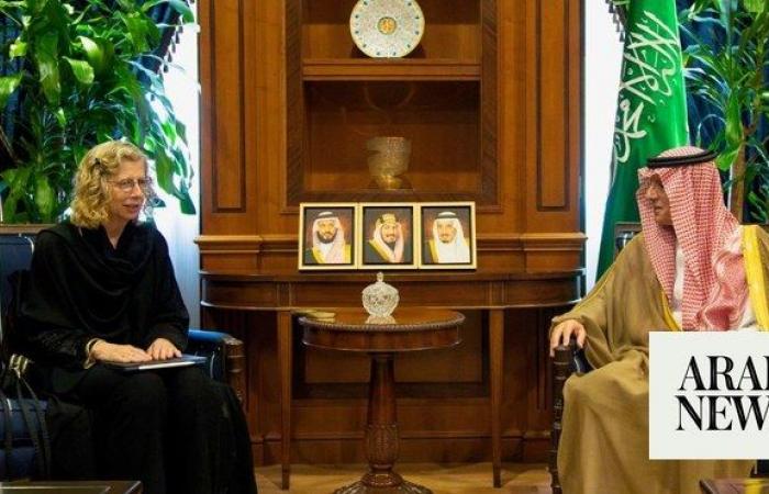 Saudi minister holds talks with UN environment chief in Riyadh