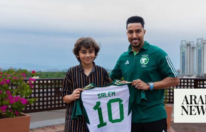 Dream come true for Pakistani boy after meeting Saudi football hero Al-Dawsari