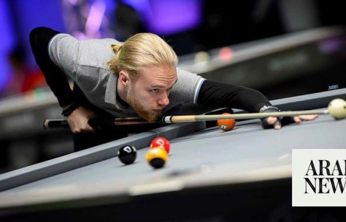 ‘Great Dane’ Krause stuns world pool champion, Arab stars shine