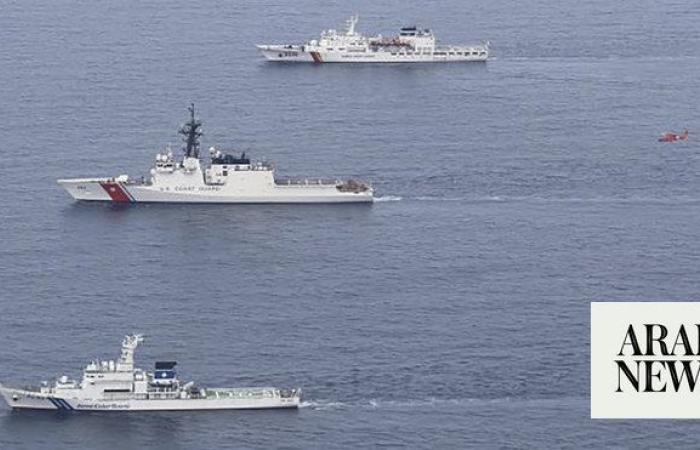 Japan, US, South Korean coast guards hold 1st joint drill