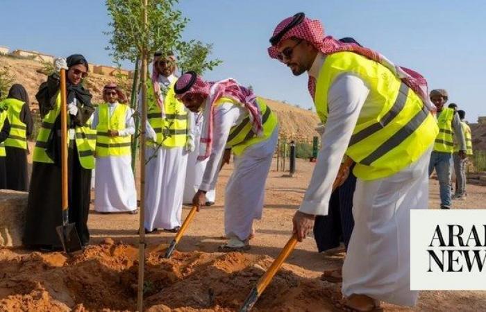 Green Riyadh, sports ministry launch tree-planting initiative