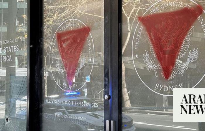 Australia PM condemns graffiti attack on US consulate in Sydney