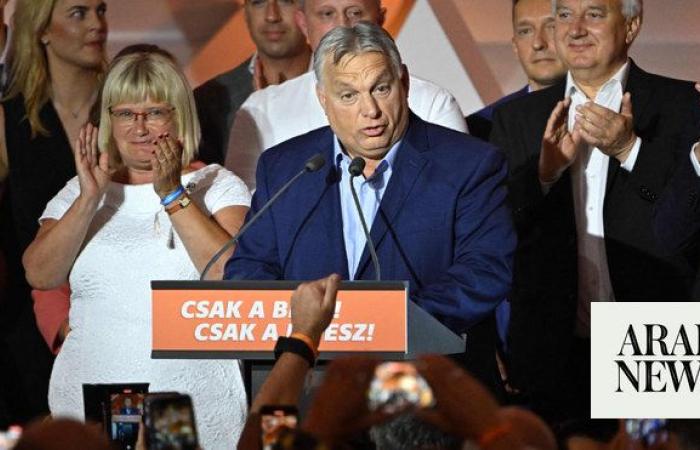 Orbán’s party takes most votes in Hungary’s EU election, but new challenger scores big win