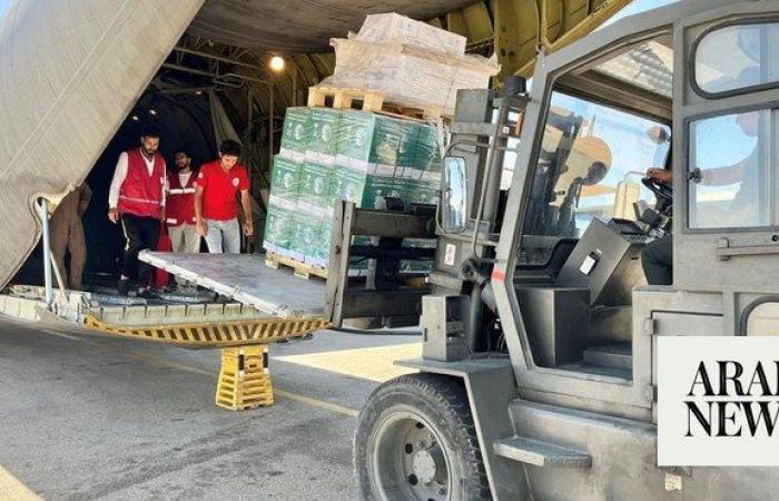 53rd Saudi relief plane for Gazans arrives in Egypt