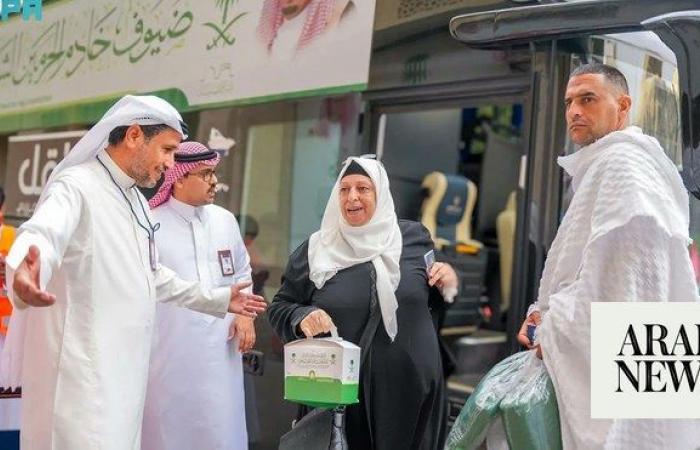 Palestinian guests of Custodian of Two Holy Mosques Program arrive in Makkah