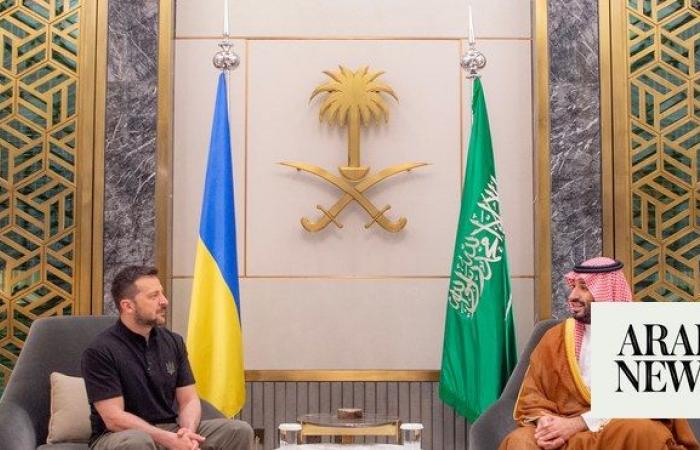 Saudi crown prince meets with Ukrainian president in Jeddah