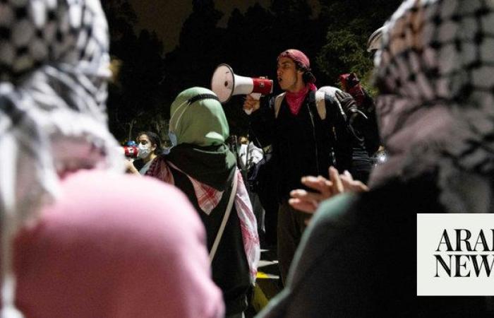 Dozens arrested in new pro-Palestinian protests at University of California, Los Angeles