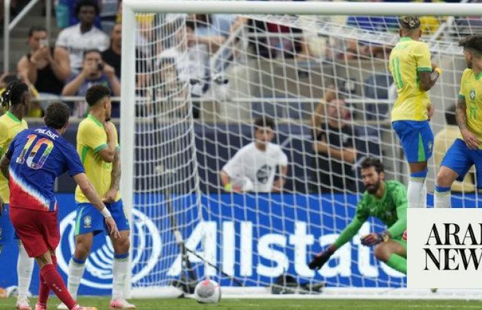 Pulisic, Turner rescue US in 1-1 draw with Brazil