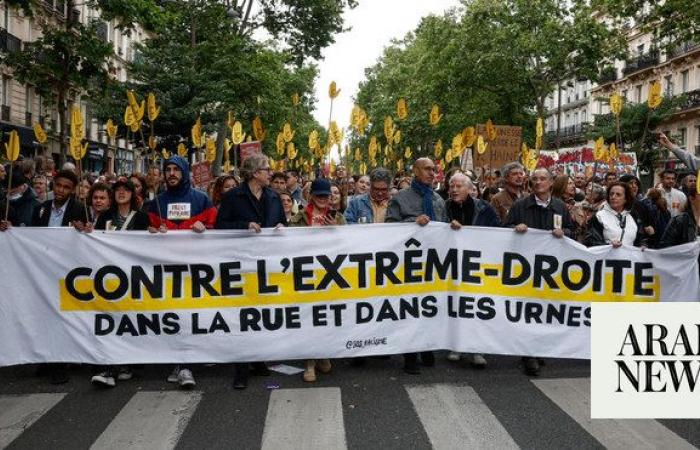 French protesters are standing up to the far right ahead of the country’s snap elections