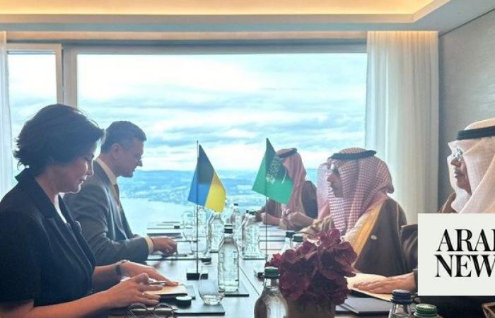 Saudi FM holds meetings on sidelines of Ukraine Peace Summit in Switzerland