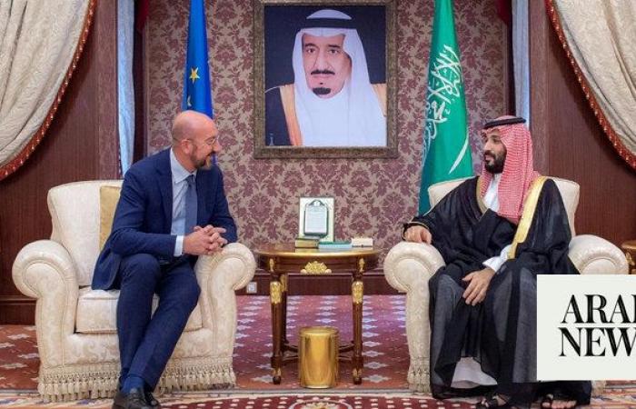 Saudi crown prince receives phone call from president of European Council