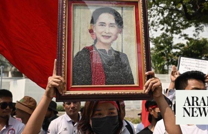 Myanmar authorities arrest 22 for marking Suu Kyi’s birthday: media