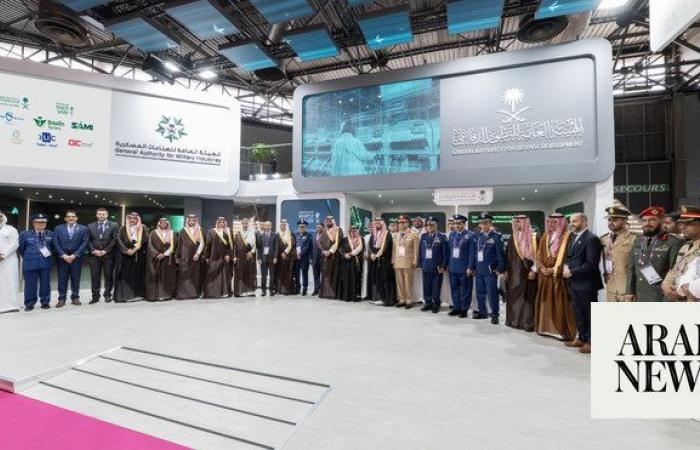 Saudi pavilion at defense exhibition in Paris showcases achievements of Kingdom’s military sector