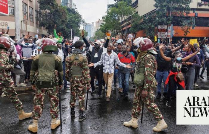 Thousands of young Kenyans protest tax hikes