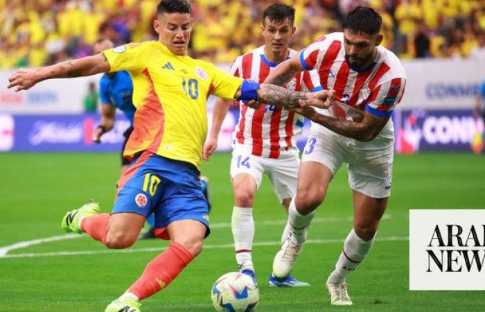 Rodriguez steers Colombia past Paraguay at Copa America