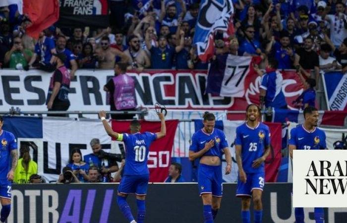 Kylian Mbappé scores on return from broken nose as France draw 1-1 with Poland at Euro 2024