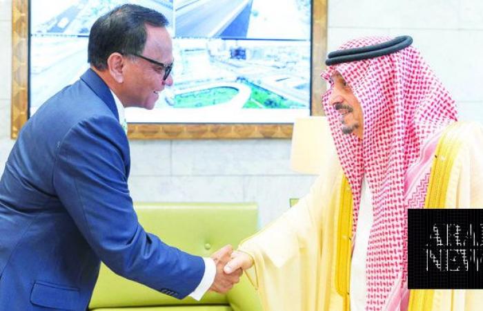Riyadh governor receives Sri Lankan ambassador