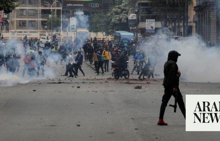 Riot police patrol Nairobi as Kenyan activists call for more protests