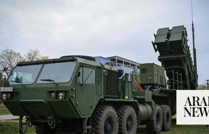 Ukraine receives third Patriot air defense system from Germany