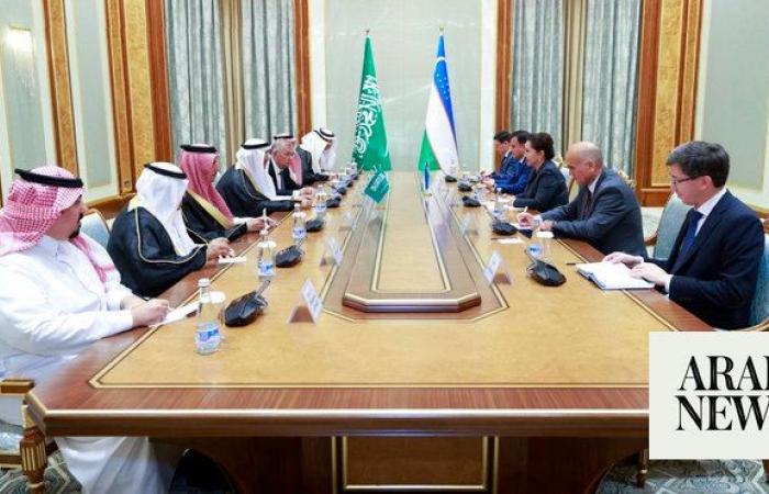 Saudi Shoura Council members meet Uzbekistan Senate head