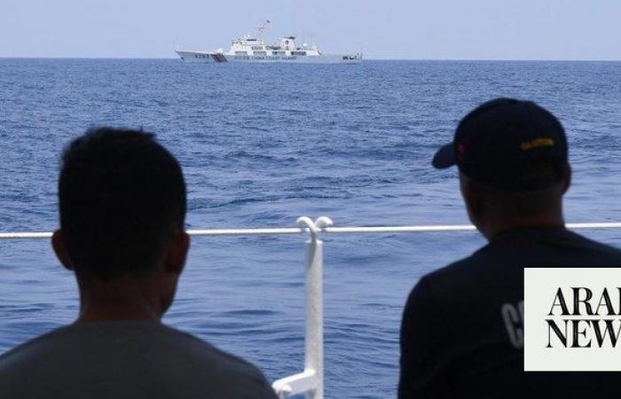 China anchors ‘monster ship’ in South China Sea, Philippine coast guard says