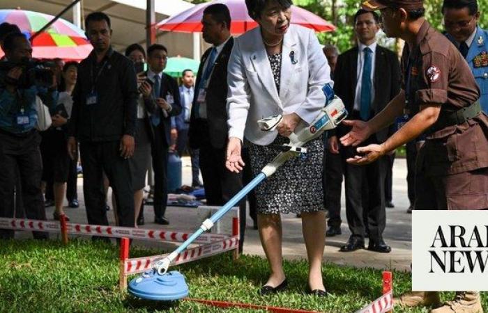 Japan, Cambodia to help remove land mines from Ukraine