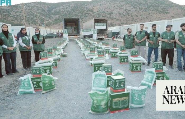 KSrelief launches food program in earthquake-hit areas of Syria, Turkiye