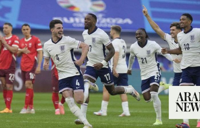 England beat Switzerland in a penalty shootout to reach Euro 2024 semifinals