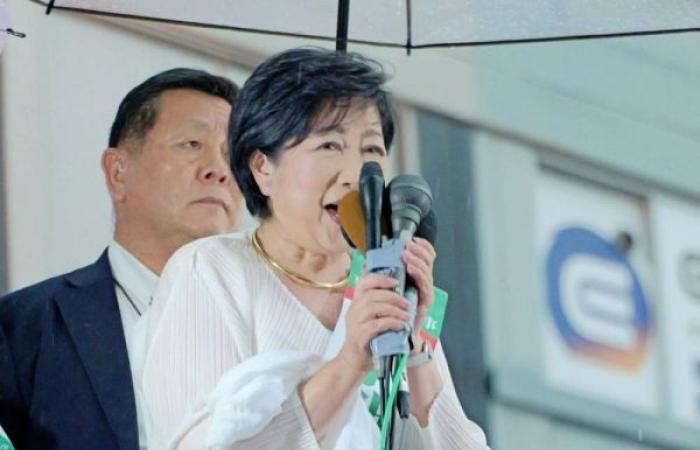 Tokyo’s first female governor set to secure third term in landslide election victory