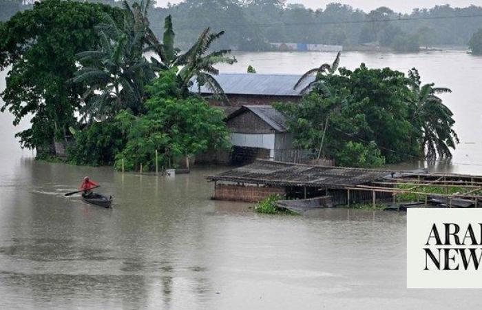 Monsoon storms batter India with floods and lightning strikes