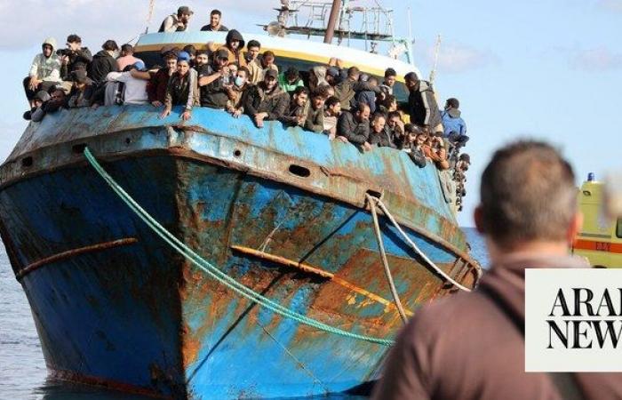 Fishing boat carrying 283 migrants to Europe safely reaches southern Greek island